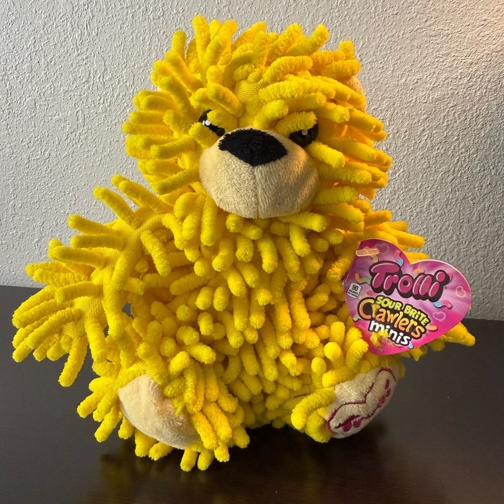 Trolls Yellow Fuzzy Plush Toy - Picture 3 of 6